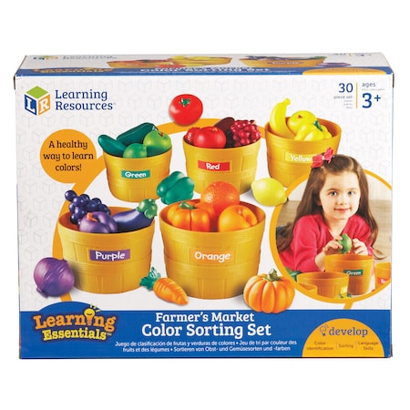 Learning Resources Farmer's Market Color Sorting Set 3060